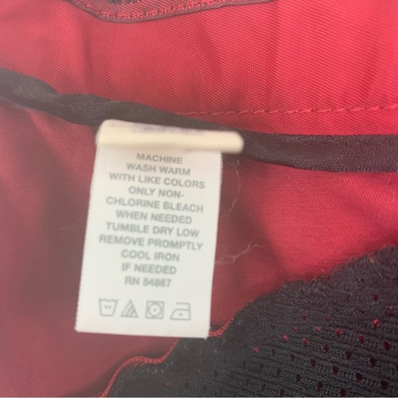 Express Y2K Vintage Red Parachute Pants Size Medium - Picture 6 of 7